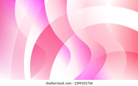 Template Creative Background With Curves Lines. For Cover Page, Landing Page, Banner. Colorful Vector Illustration.