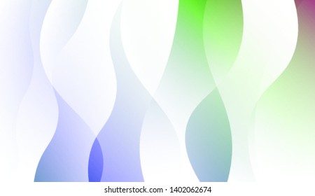 Template Creative Background With Curves Lines. For Cover Page, Landing Page, Banner. Colorful Vector Illustration.