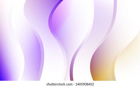 Template Creative Background With Curves Lines. For Cover Page, Landing Page, Banner. Colorful Vector Illustration.