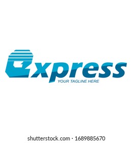 Template Creative Logo Express Elegant