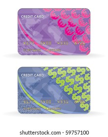 Template credit card
