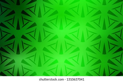  template with crystals, triangles. Beautiful illustration with triangles in nature style. Best design for poster, banner.