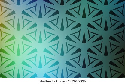  template with crystals, triangles. Beautiful illustration with triangles in nature style. Smart design for your adverts.