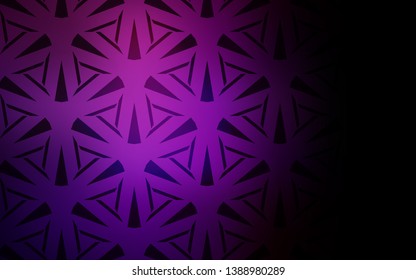  template with crystals, triangles. Beautiful illustration with triangles in nature style. Pattern for booklets, leaflets