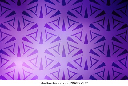  template with crystals, triangles. Decorative design in abstract style with triangles. Pattern for commercials.