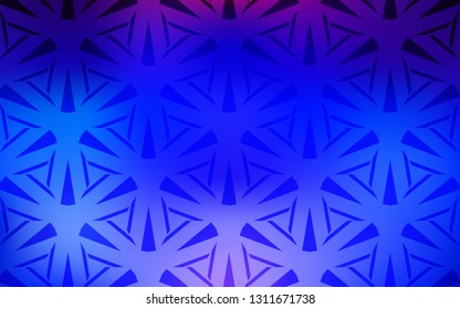  template with crystals, triangles. Decorative design in abstract style with triangles. Template for wallpapers.