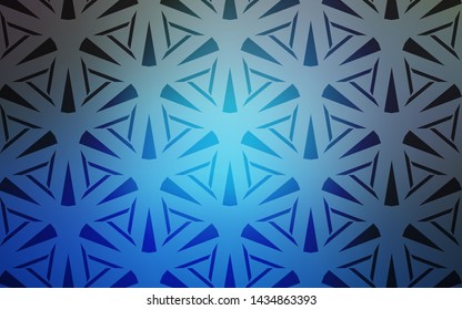  template with crystals, triangles. Decorative design in abstract style with triangles. Smart design for your adverts.