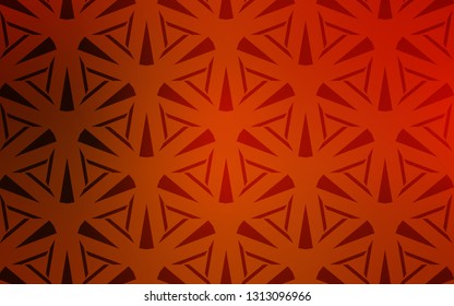  template with crystals, triangles. Glitter abstract illustration with triangular shapes. Modern template for landing page.