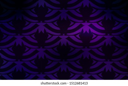  template with crystals, triangles. Glitter abstract illustration with triangular shapes. Modern template for landing page.