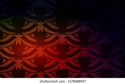  template with crystals, triangles. Glitter abstract illustration with triangular shapes. Modern template for landing page.