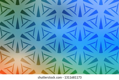  template with crystals, triangles. Illustration with set of colorful triangles. Pattern for websites.