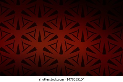  template with crystals, triangles. Illustration with set of colorful triangles. Pattern for websites.