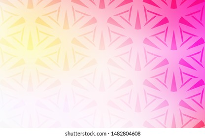  template with crystals, triangles. Illustration with set of colorful triangles. Smart design for your adverts.