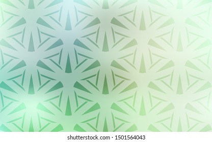  template with crystals, triangles. Illustration with set of colorful triangles. Smart design for your adverts.