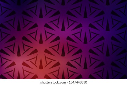  template with crystals, triangles. Illustration with set of colorful triangles. Pattern for commercials.