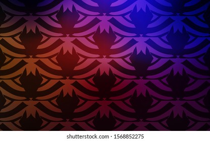  template with crystals, triangles. Modern abstract illustration with colorful triangles. Pattern for commercials.