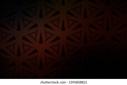  template with crystals, triangles. Modern abstract illustration with colorful triangles. Best design for poster, banner.
