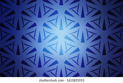  template with crystals, triangles. Modern abstract illustration with colorful triangles. Smart design for your adverts.