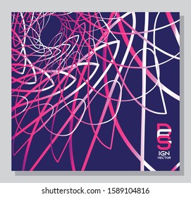Template curved line vector modern brochure ,poster, backgound, cover ,