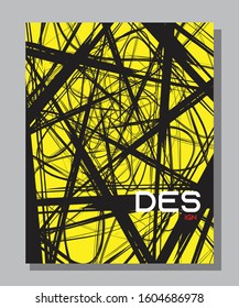 Template curved line vector modern brochure ,poster, backgound, cover , 