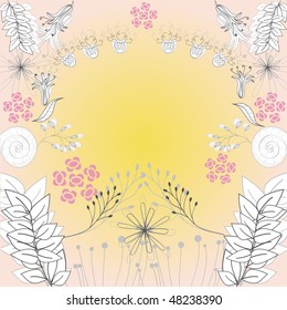 Template for decorative card