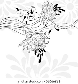 Template for decorative card