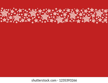 Template of decorative Christmas background. Vector.