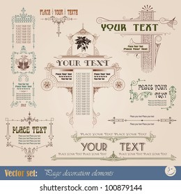 Template for the design of advertisements and other online or printed products