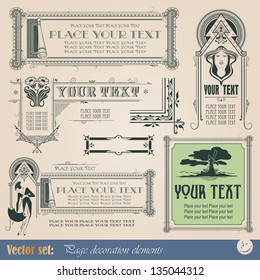 Template for the design of advertisements and other online or printed products