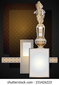 Template for the design of advertisements and other online or printed products  
