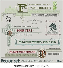 Template for the design of advertisements and other online or printed products 