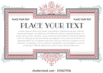 Template for the design of advertisements and other online or printed products  