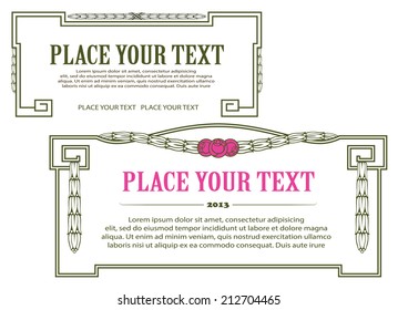 Template for the design of advertisements and other online or printed products  