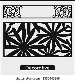 Template for design. Art deco border and frame. Seamless stylish texture. For wallpaper, surface, web design, textile, decor, pattern fills, cards or invitations.Creative template.