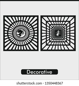 Template for design. Art deco border and frame. Seamless stylish texture. For wallpaper, surface, web design, textile, decor, pattern fills, cards or invitations.Creative template.