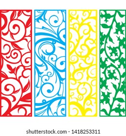 Template for design. Art deco border and frame. Seamless stylish texture. For wallpaper, surface, web design, textile, decor, pattern fills, cards or invitations.Creative template