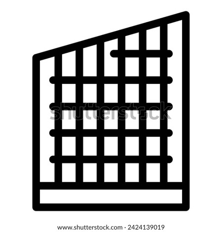 Template design art icon outline vector. City architecture. Opera skyline