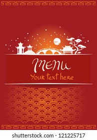 Template Design of Asian Menu