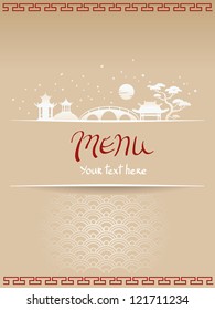 Template Design of Asian Menu