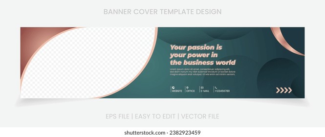 template design banner design gradient color abstract background