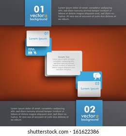 Template design with black and blue colors. Eps 10 vector file.