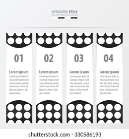 template design  black and white color