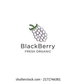 Template Design Blackberry Logo Concept