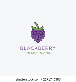 Template Design Blackberry Logo Concept