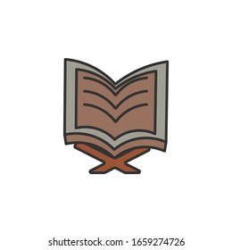 template design of the book of the Qur'an