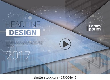 Template Design Brochure, Annual Report, Magazine, Poster, Corporate Presentation, Portfolio, Flyer With Copy Space Vector Illustration