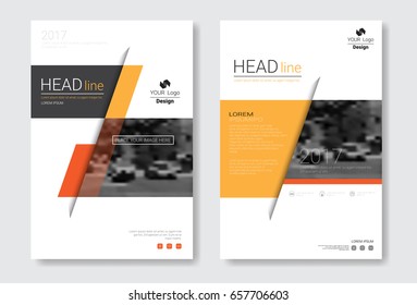 Template Design Brochure, Annual Report, Magazine, Poster, Corporate Presentation, Portfolio, Flyer With Copy Space Vector Illustration