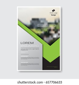 Template Design Brochure, Annual Report, Magazine, Poster, Corporate Presentation, Portfolio, Flyer With Copy Space Vector Illustration