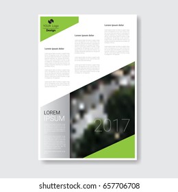 Template Design Brochure, Annual Report, Magazine, Poster, Corporate Presentation, Portfolio, Flyer With Copy Space Vector Illustration