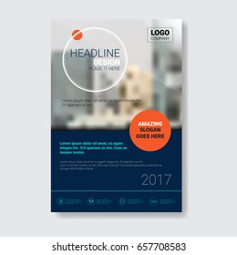 Template Design Brochure, Annual Report, Magazine, Poster, Corporate Presentation, Portfolio, Flyer With Copy Space Vector Illustration